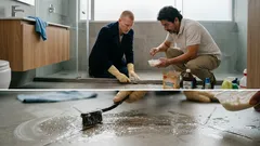 La mezcla de bicarbonato, agua oxigenada y jabón blanco para blanquear juntas sin sufrir