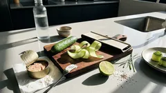 Rollitos de pepino con atún en 15 minutos: receta fresca y sin cocción