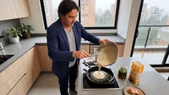 El secreto del molde bien caliente para que tu fainá salga dorada y húmeda