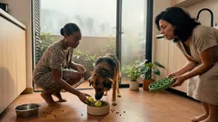 ¿Una pelota en el plato? El truco para que tu perro coma más despacio (y lo que debes vigilar)