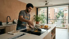 El truco de la cáscara de naranja en la hornilla para quitar el olor a comida en minutos