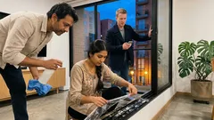 Cómo limpiar los rieles de la ventana con bicarbonato y papel film para que deslicen suave
